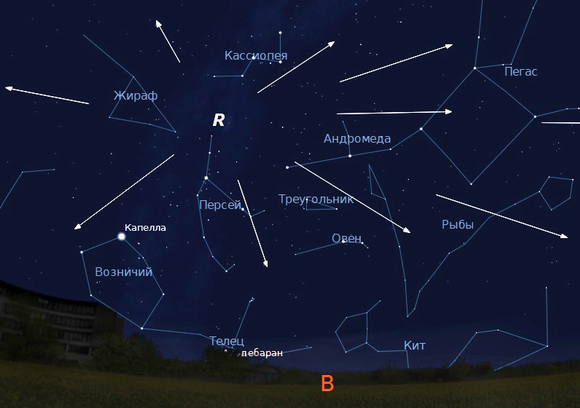 Второе информационное сообщение: “Наблюдаем Персеиды в Болгурах”
